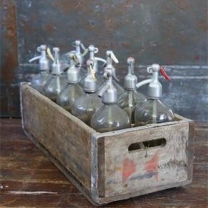 Vintage sifon kasse m/10 sifoner