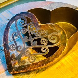 Metaldse - fransk hjerteformet 