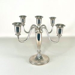 Femarmet lysestage - slv (nr. 3)