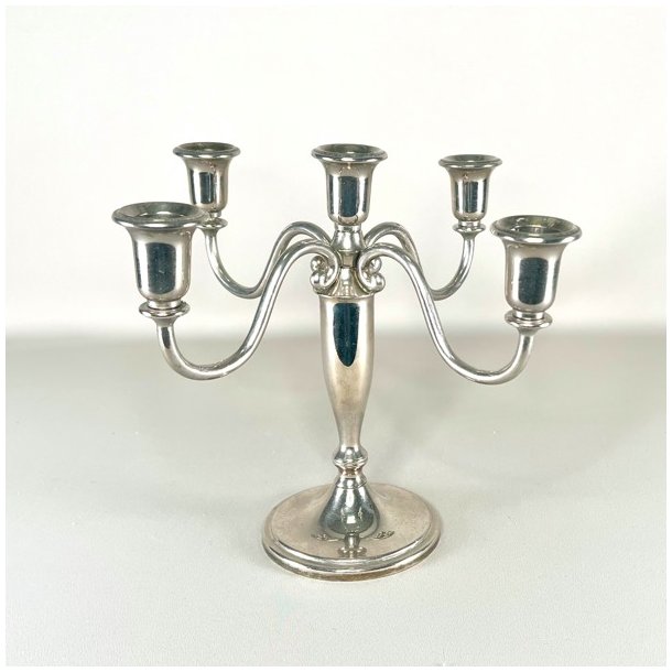 Femarmet lysestage - slv (nr. 3)