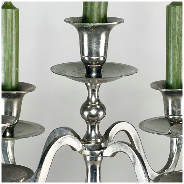 Femarmet lysestage - slv (nr. 5)