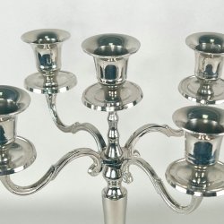 Femarmet lysestage - slv (nr. 1) 