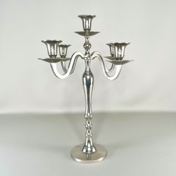 Femarmet lysestage - slv (nr. 5)