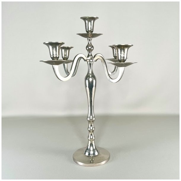 Femarmet lysestage - slv (nr. 5)