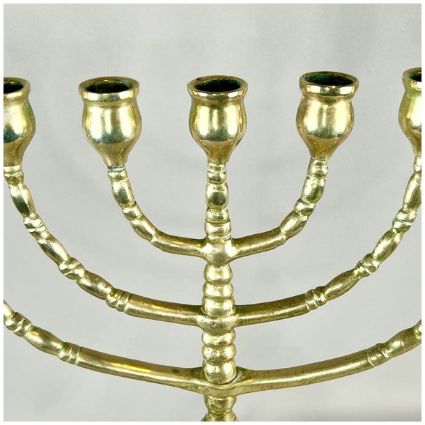 Kirkestage (Menorah) - 7-armet lysestage (Nr.1)
