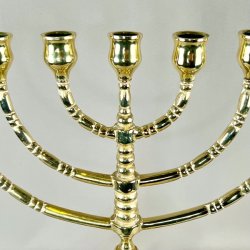 Kirkestage (Menorah) - 7-armet lysestage (Nr.2)