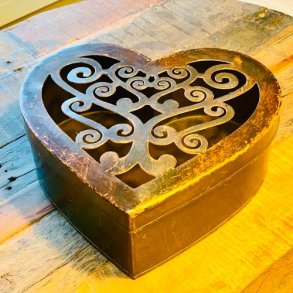 Metaldse - fransk hjerteformet 