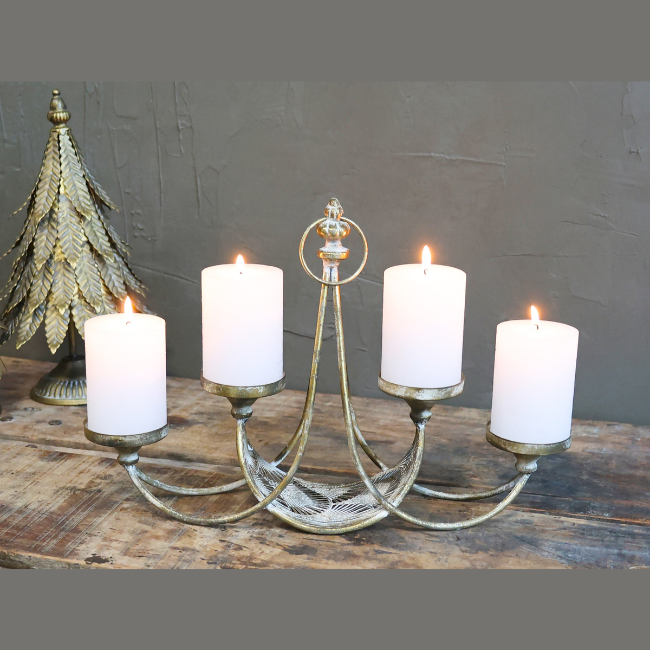 Adventsstage - 'Vire' til bloklys - Brugskunst - Lenes Garage