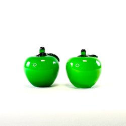 �ble - glasfigur, gr�n �9 cm