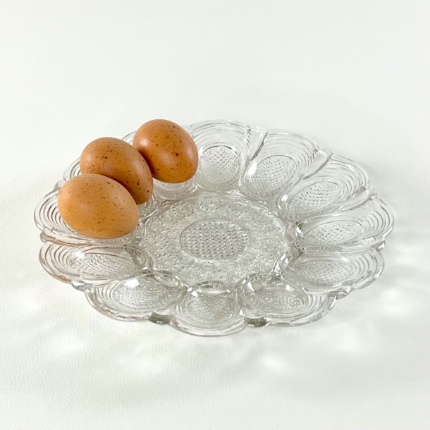 �ggefad - presset klar glas til 12 �g 