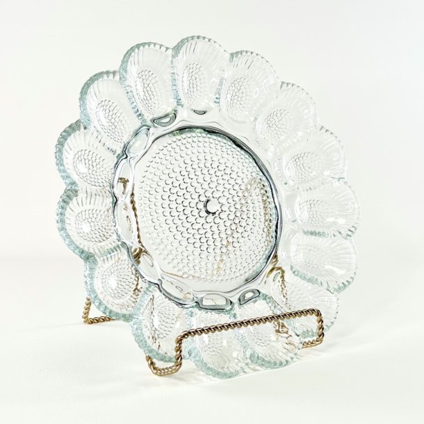 �ggefad - Vintage, Indiana Glass Hobnail, klart til 15 �g 