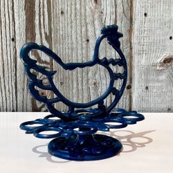 Fransk ggeholder - bl hne