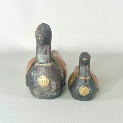 Dekorative nder i tr og metal (st a' 2 stk) 