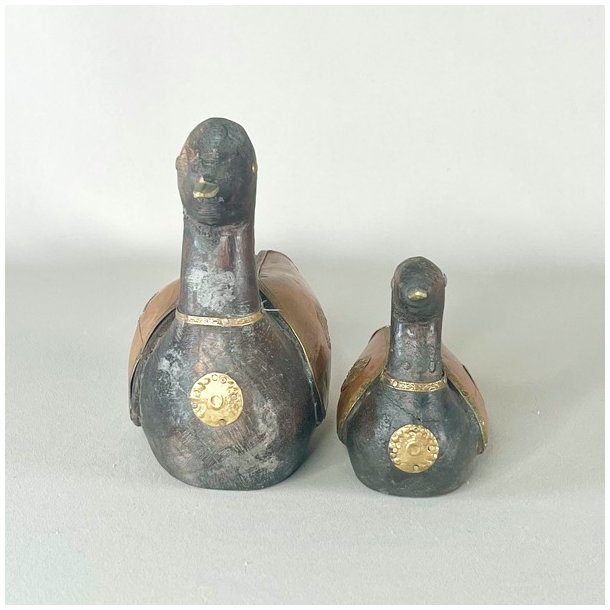 Dekorative nder i tr og metal (st a' 2 stk) 