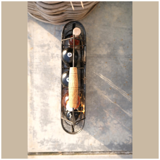 Barone vinflaskeholder i metal 