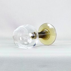 Rmerglas - lille, olivengrn fod 