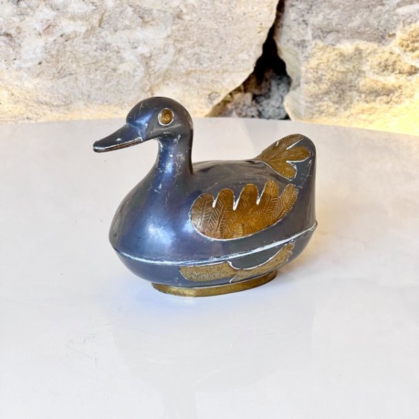 Dekorative nder i tin (st a' 3 stk) 