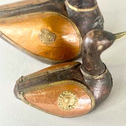 Dekorative nder i tr og metal (st a' 2 stk) 