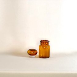 Apotekerglas - belgiske, brun 