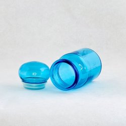 Apotekerglas - belgiske, turkis 