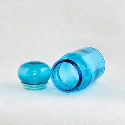 Apotekerglas - belgiske, turkis 