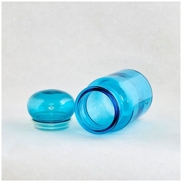 Apotekerglas - belgiske, turkis 