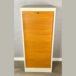 Arkivskab med jalousilge - SOLGT 