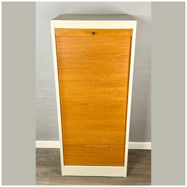 Arkivskab med jalousilge - SOLGT 