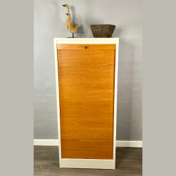 Arkivskab med jalousilge - SOLGT 