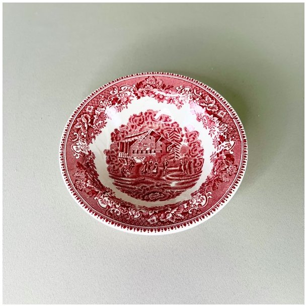 Morgenmadsskl - Engelsk porceln, Avon Cottage