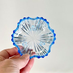 Glasskl - azurbl p sm fdder, mini