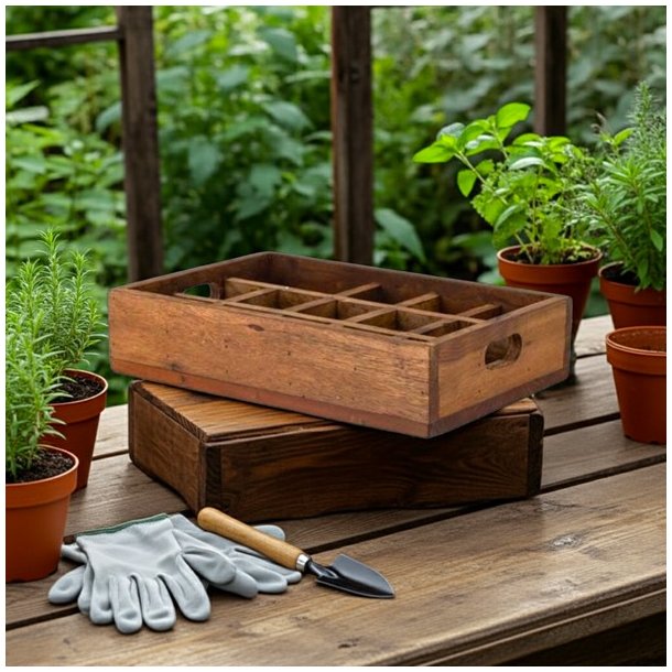 Bakke med rum i genanvendt tr 