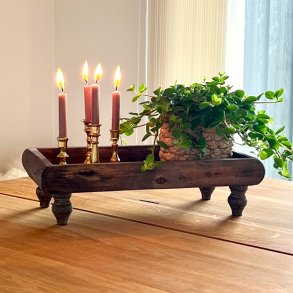 Bakke i fransk flet på fødder