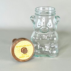 Honning glas med lg - stor bjrn