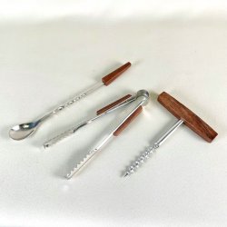 Barst - m/teak, 3 dele