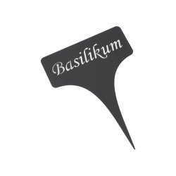 Planteskilt med forskellige urter