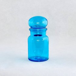 Apotekerglas - belgiske, turkis 