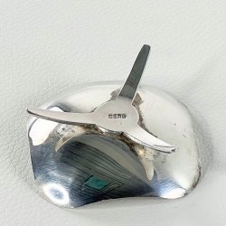 Duo af sm� lysestager i s�lvplet - Victoria