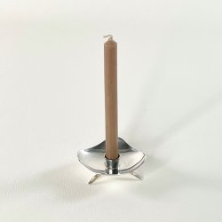 Duo af sm� lysestager i s�lvplet - Victoria