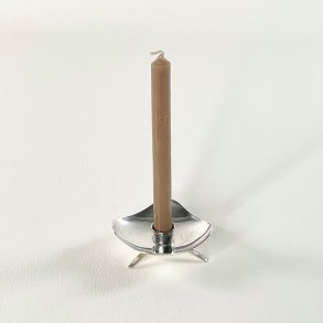 Duo af sm� lysestager i s�lvplet - Victoria