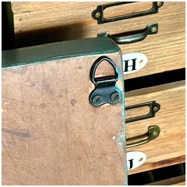 Spejl - Indien, lysegrn