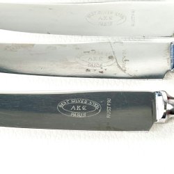 Knive - middagsknive (6 stk samlet) - Paris 