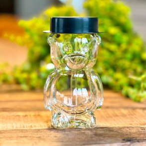 Honning glas med lg - bjrn med hat