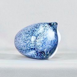 Ugle - glasfigur, mundblst