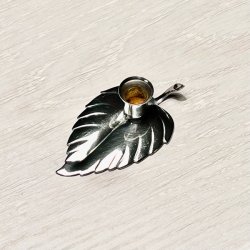 Bladformet lysestage - Kronen Danmark 