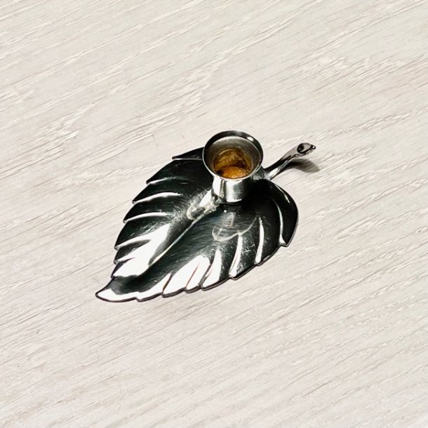 Bladformet lysestage - Kronen Danmark 