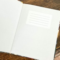 Tushita notesbog - blankbog, sten og fossiler