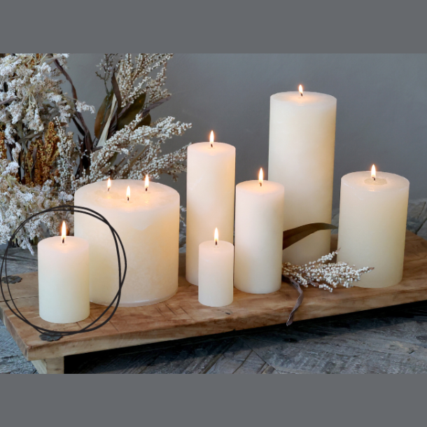 Bloklys Macon - creme, 40 t, 7 x H10 cm