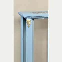 Blomsterbord - opsats lysebl - SOLGT