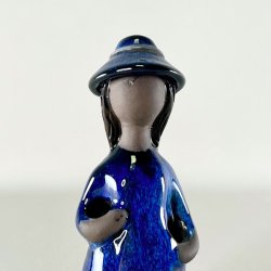 Elsi Bourelius kvindefigur i keramik - bl 